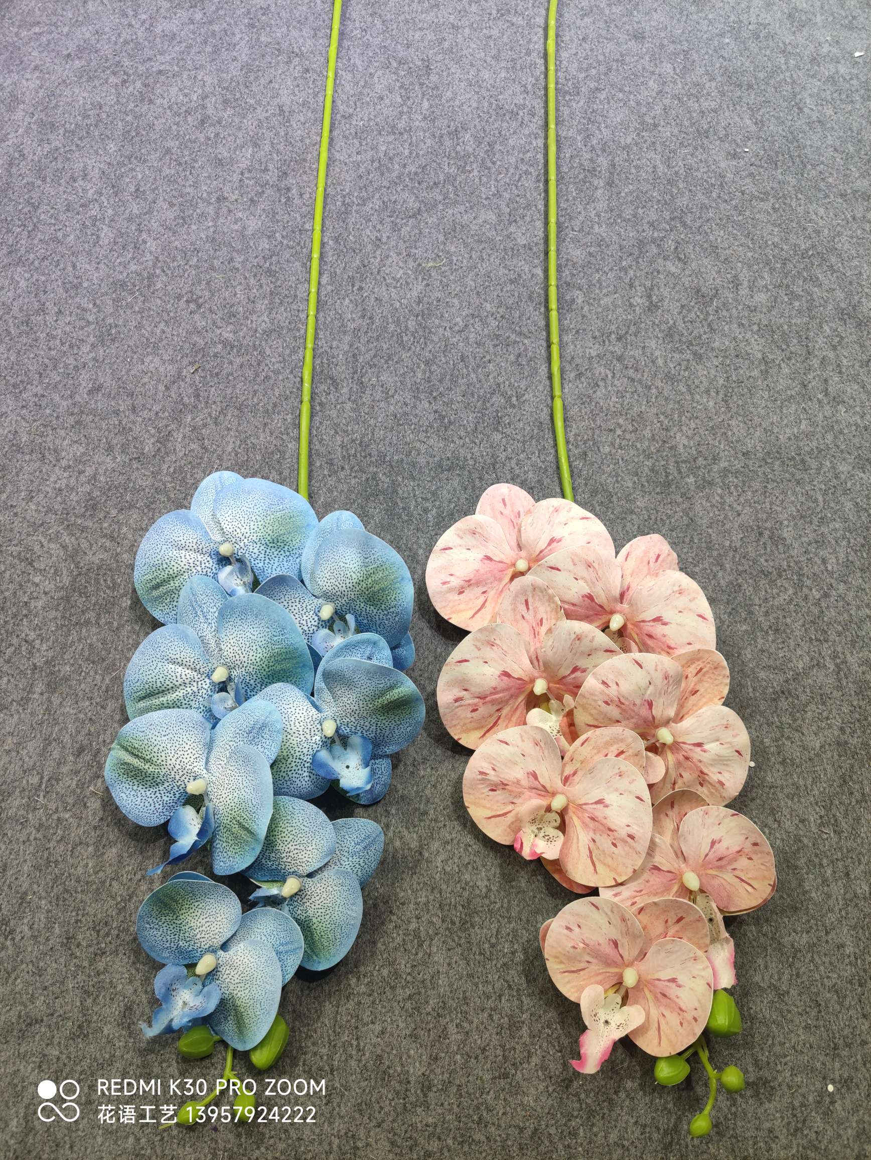 3D Printing Phalaenopsis Simulation Flower Home Decoration Wedding Hall Decoration Fake Flower People Fake Flower Silk Flower Wholesale Application Scenario