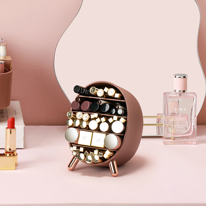L40-LSHZ08 Popular desktop Cosmetics Storage Box, Eyebrow Pencil, Lipstick, Eye shadow, Lip gloss and makeup rack details Picture