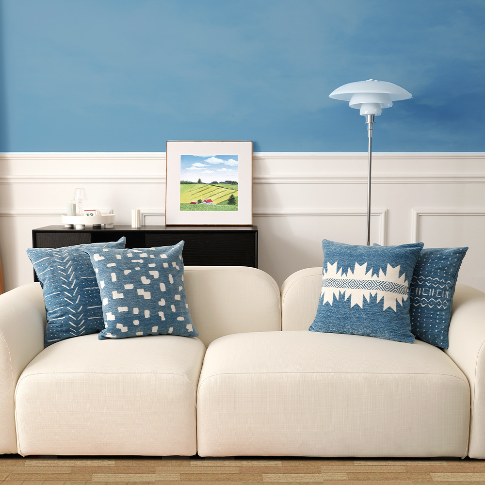 MY Stone Valley series offers a variety of colors to choose from, including Chenille woven pillowcases, cushions, sofa cushions, and a light luxury style lumbar support for wholesale details Picture
