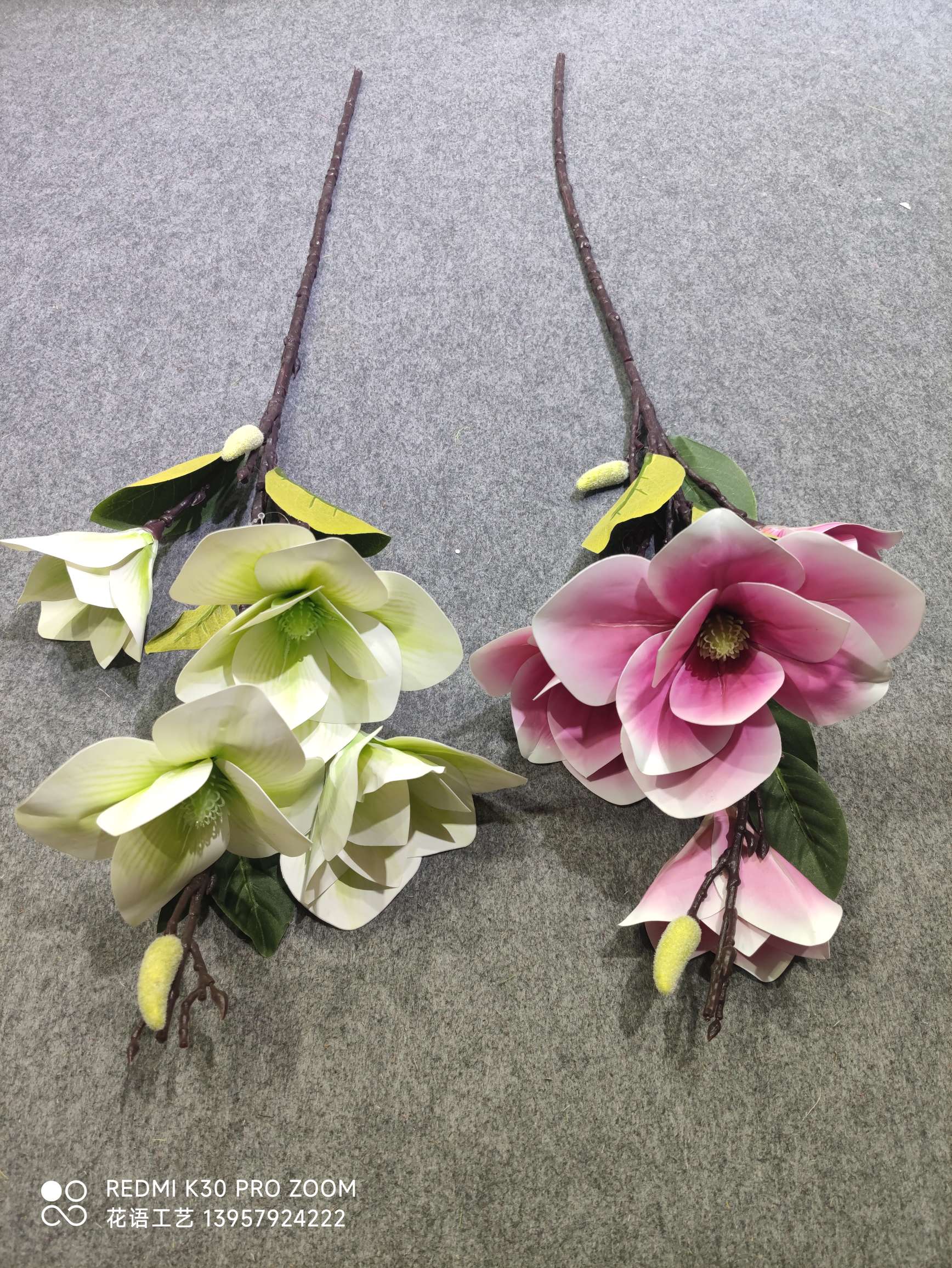 Wedding Flower Arrangement Multicolor Twig Phalaenopsis Cloth Phalaenopsis Simulation Flower Decoration Wedding Arrangement Flower Silk Flower Material undefined
