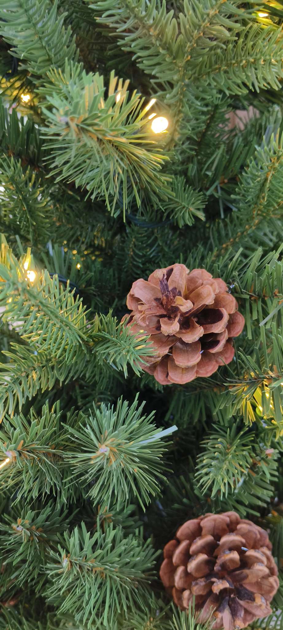 1.1米带盆小树可带灯圣诞树仿真花绿植景观植物详情图3