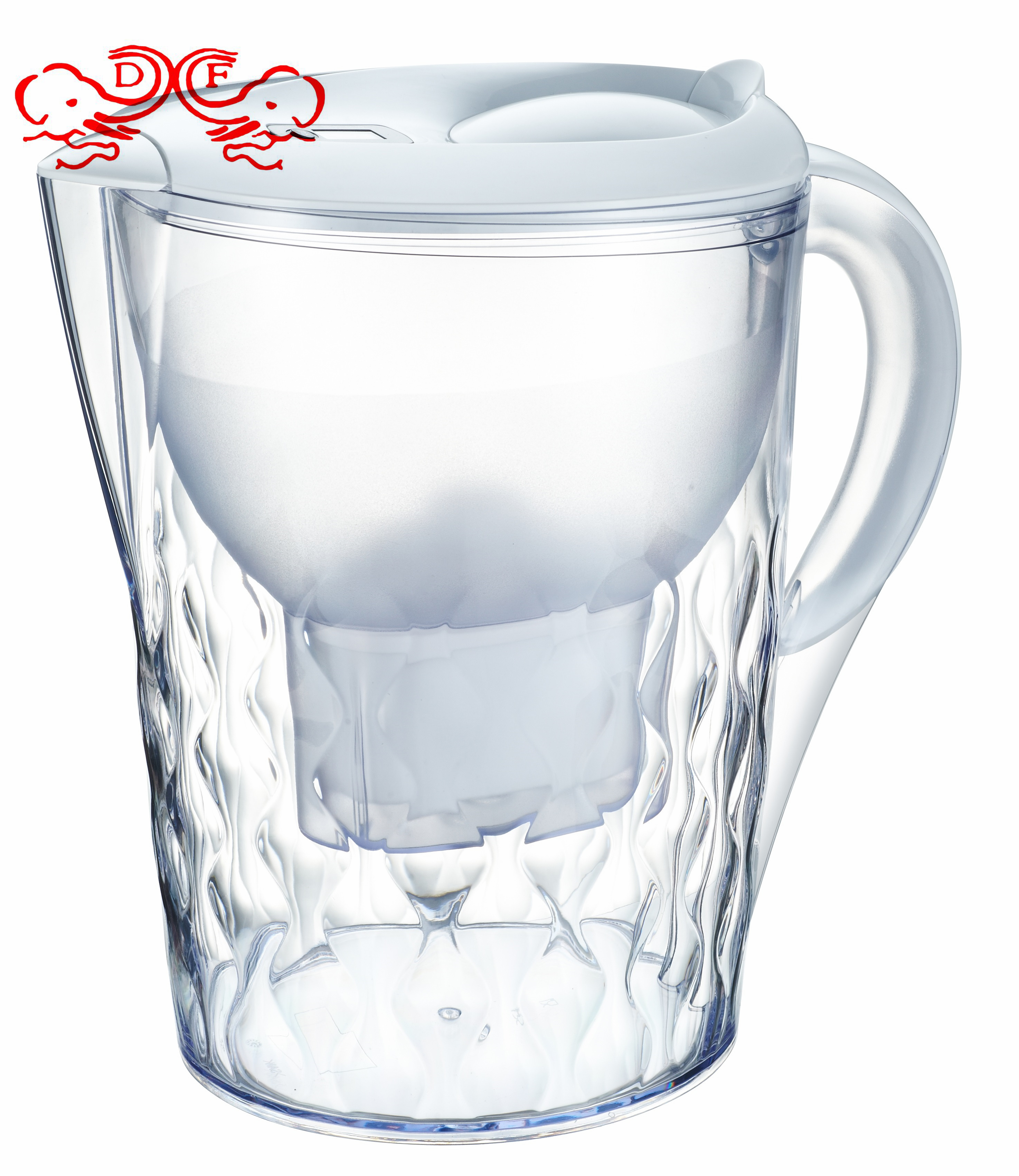 DF68378 Household water filter kettle with activated carbon composite filter core, portable household water purifier DF TRADINGHOUSE