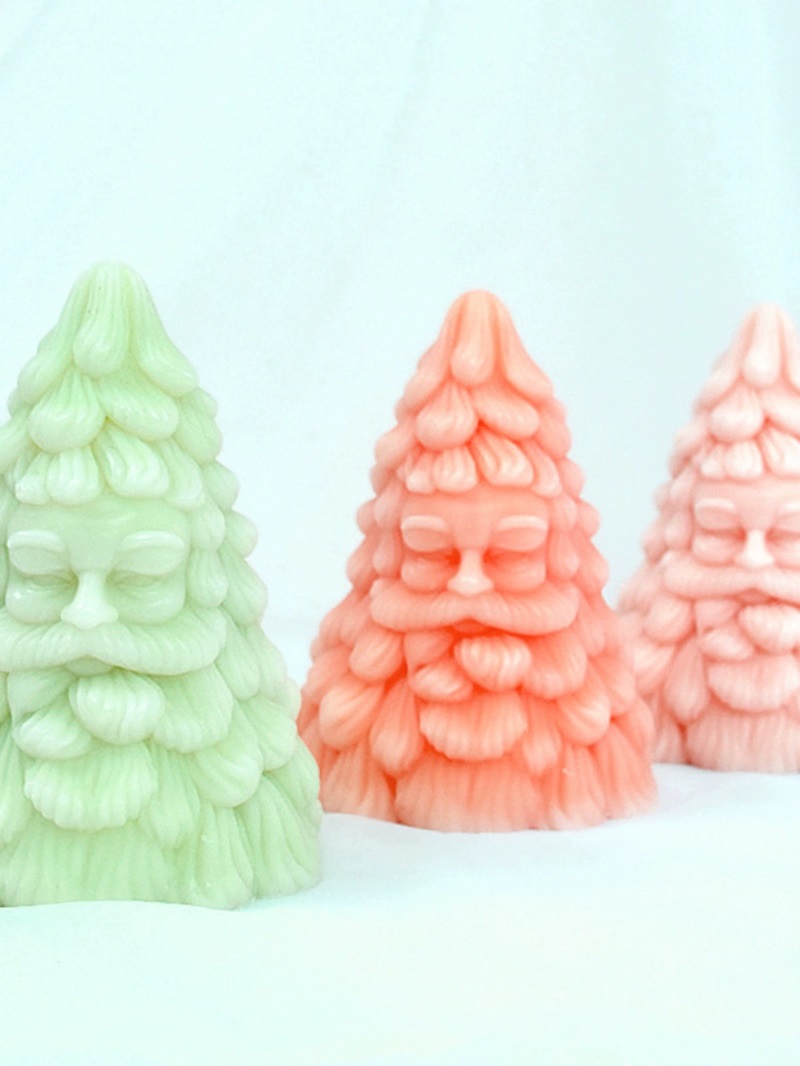 Christmas scented candle gift box, Christmas Eve apple Christmas tree, Santa Claus handmade creative gifts and souvenirs pic 3