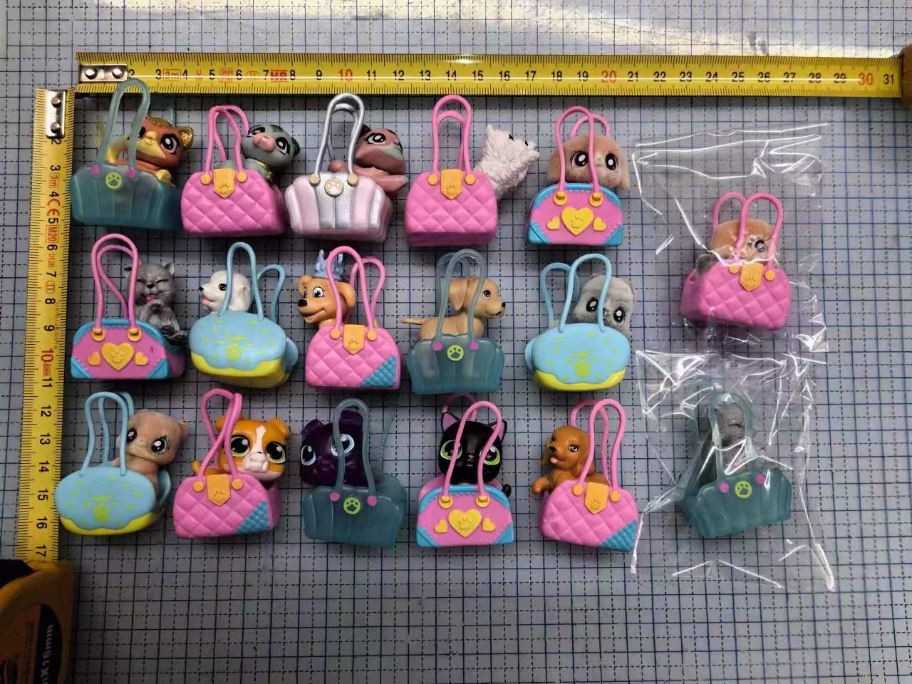 46玩具手提包小狗狗公仔手办玩具玩偶小摆件玩具