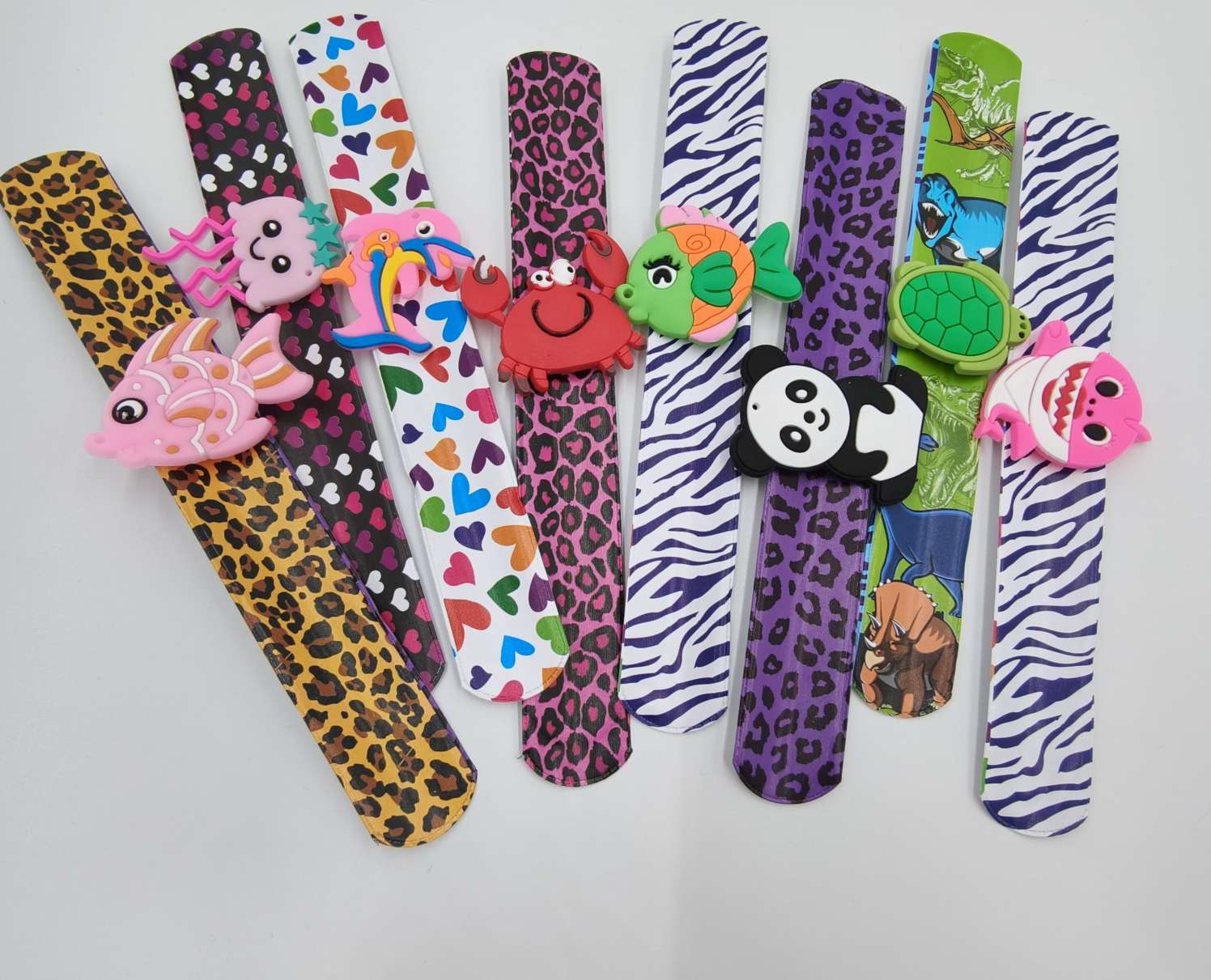 新款海洋动物啪啪圈，软胶啪啪圈，PVC手腕带