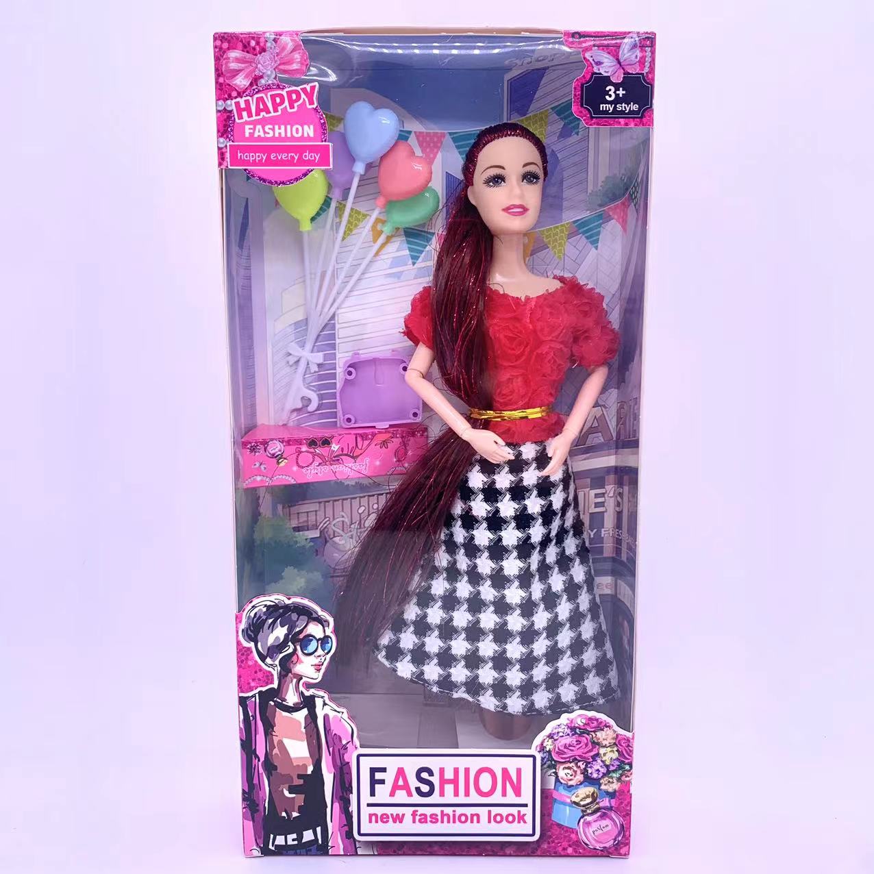 New foreign trade doll high-end princess toys play house wine set toys girls love toys 12 inch multi-articular doll toy set Birthday gift set gift box set holiday gift A4