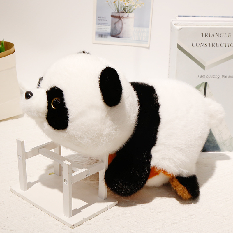 熊猫公仔，毛绒玩具，翻转浣熊公仔，翻转熊猫公仔详情图6