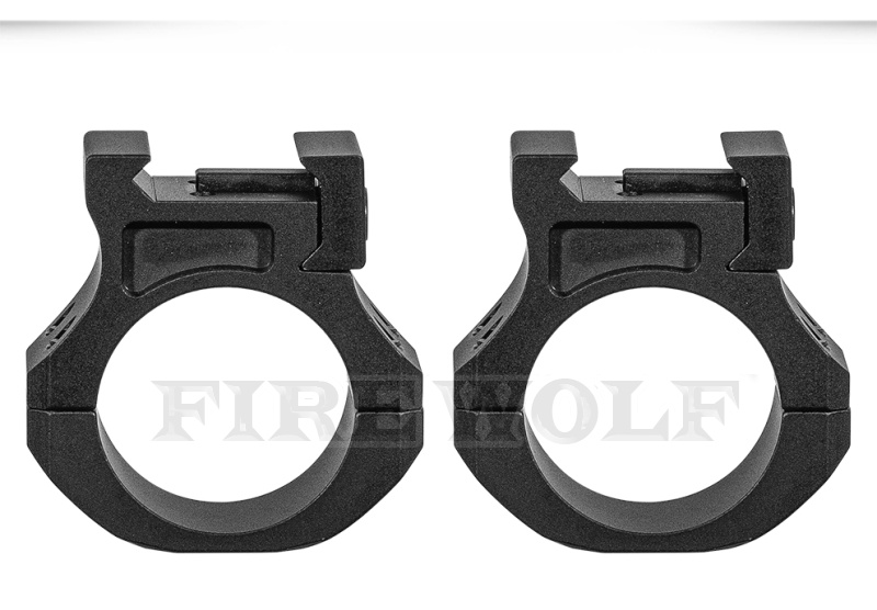 330196 Fire wolf 火狼 高品质7075材质瞄准器夹具30mm中宽支架20mm 望远镜瞄夹具详情9