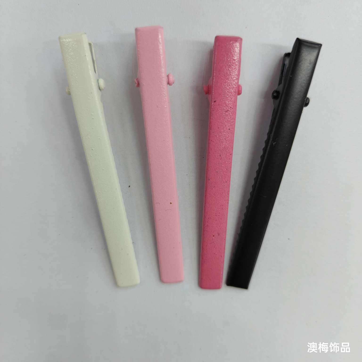 Creative acetate board headwear and hair accessory set, high-end hair clips, grabbers, women's accessories, simple and fashionable hair accessories, new straight clips, 6CM straight clips, side clips, handcrafted metal accessories, bottom clips, di detail image 3