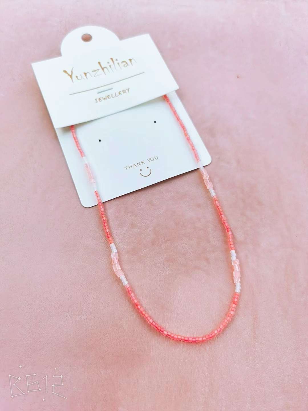 韵之恋流行饰品多巴胺时尚爆款手工米珠项链详情图5