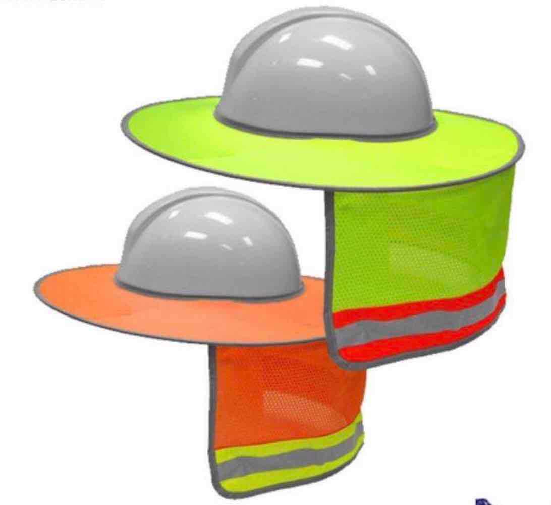 夏季防晒安全帽遮阳板遮阳防晒透气可折叠安全帽反光