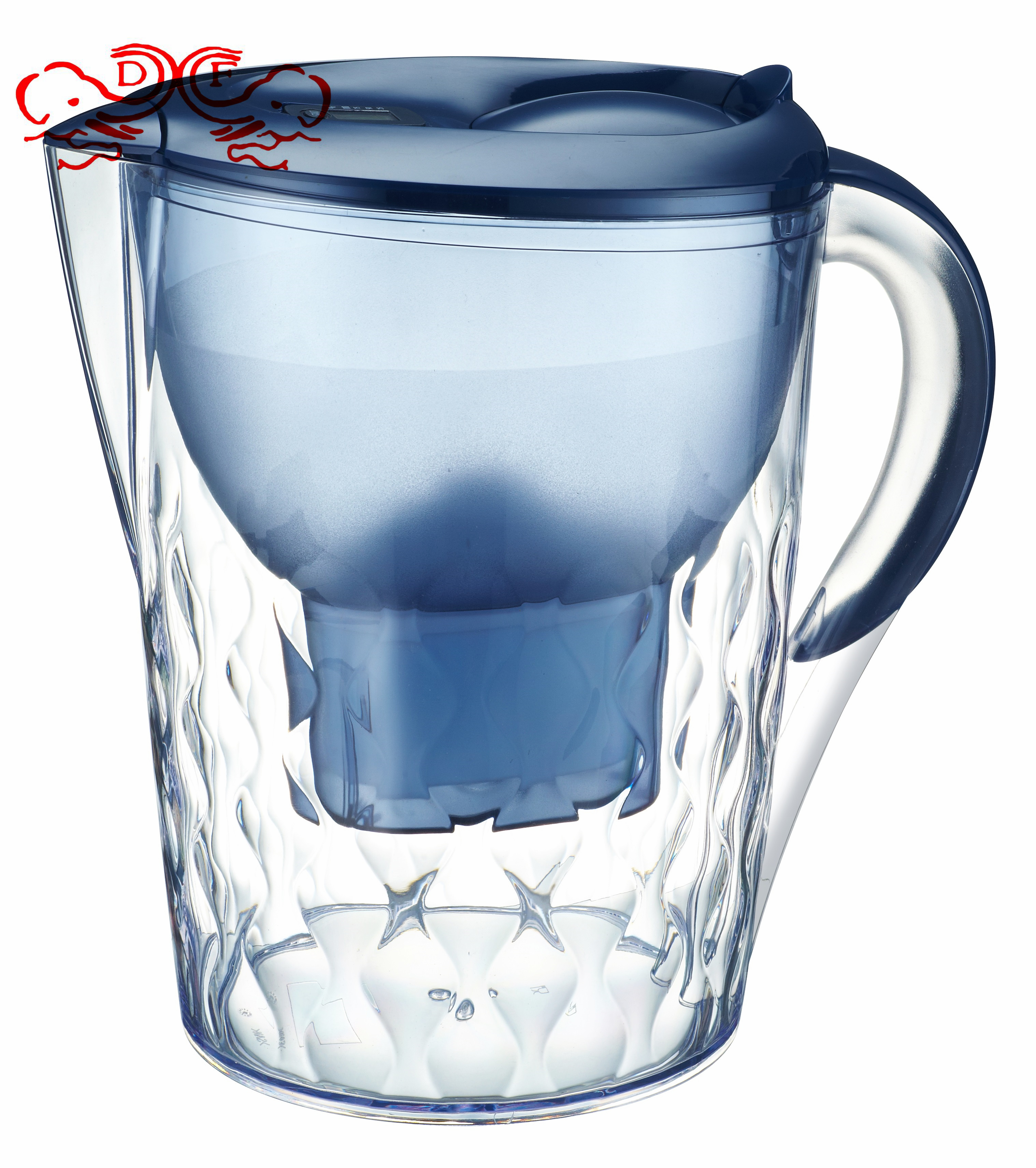 DF68378 Household water filter kettle with activated carbon composite filter core, portable household water purifier DF TRADINGHOUSE Item Picture