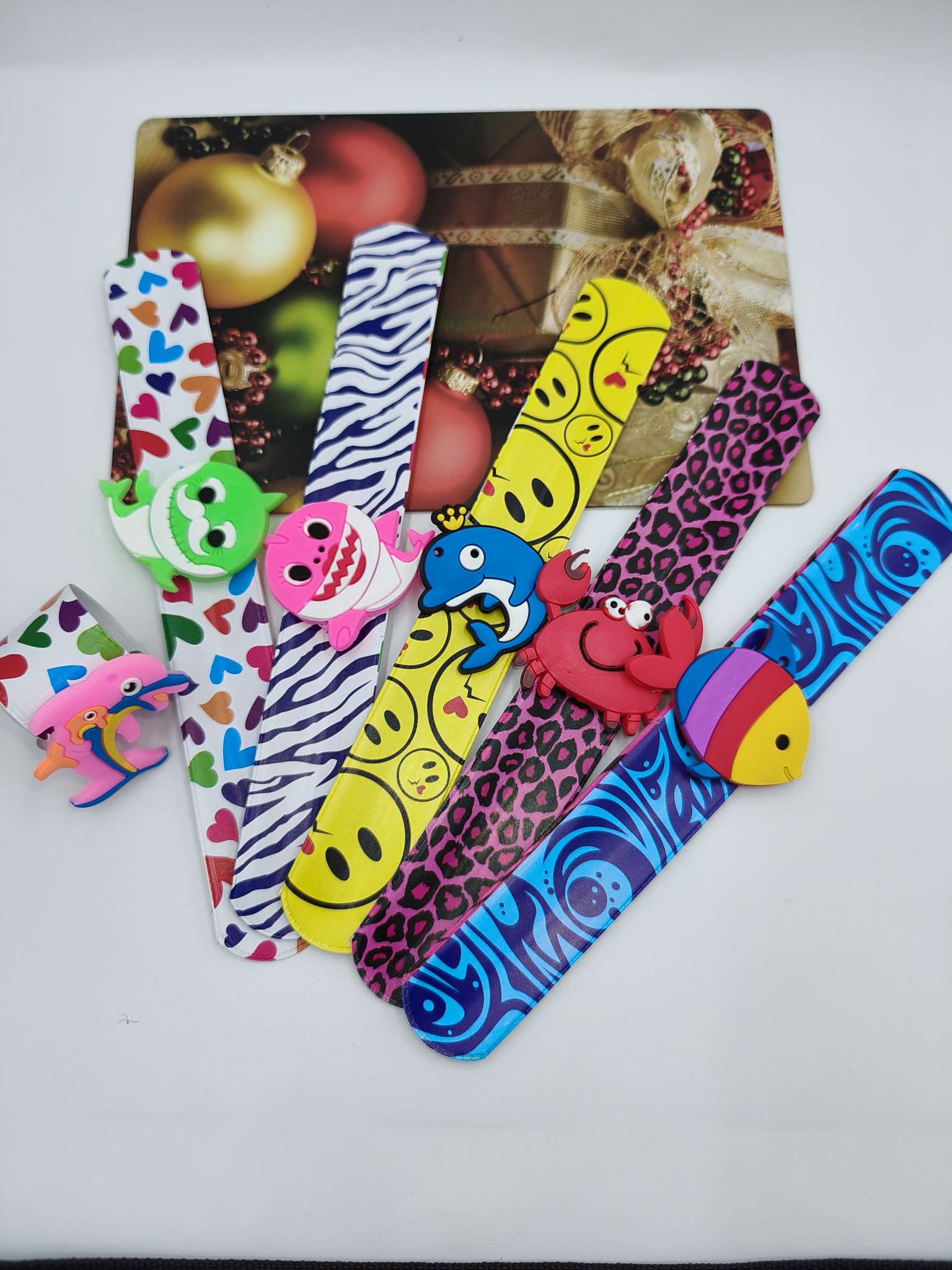 新款海洋动物啪啪圈，软胶啪啪圈，PVC手腕带详情图6