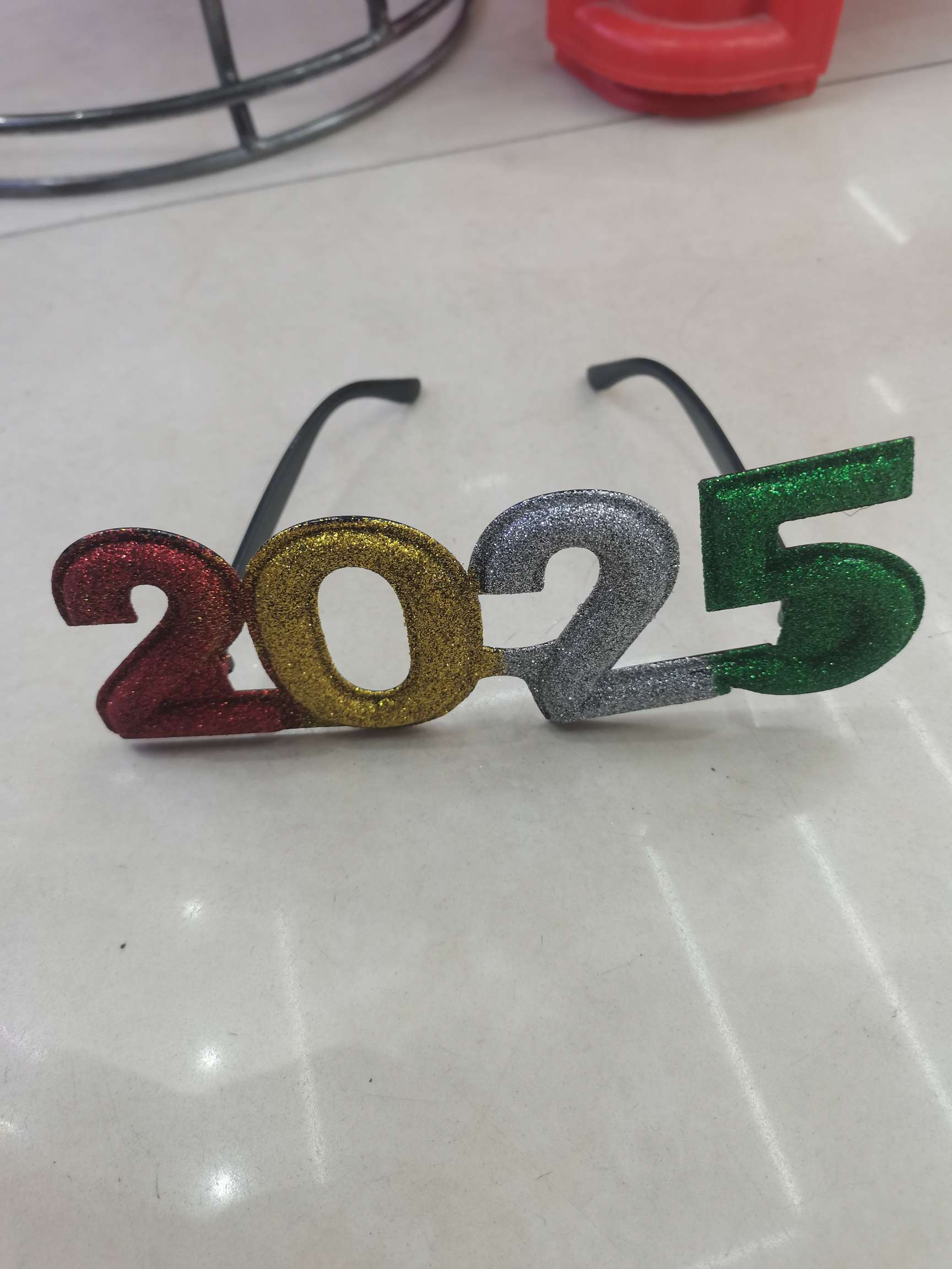 舞会2025派对眼镜 新款数字 每款多个颜色儿童玩具产品图