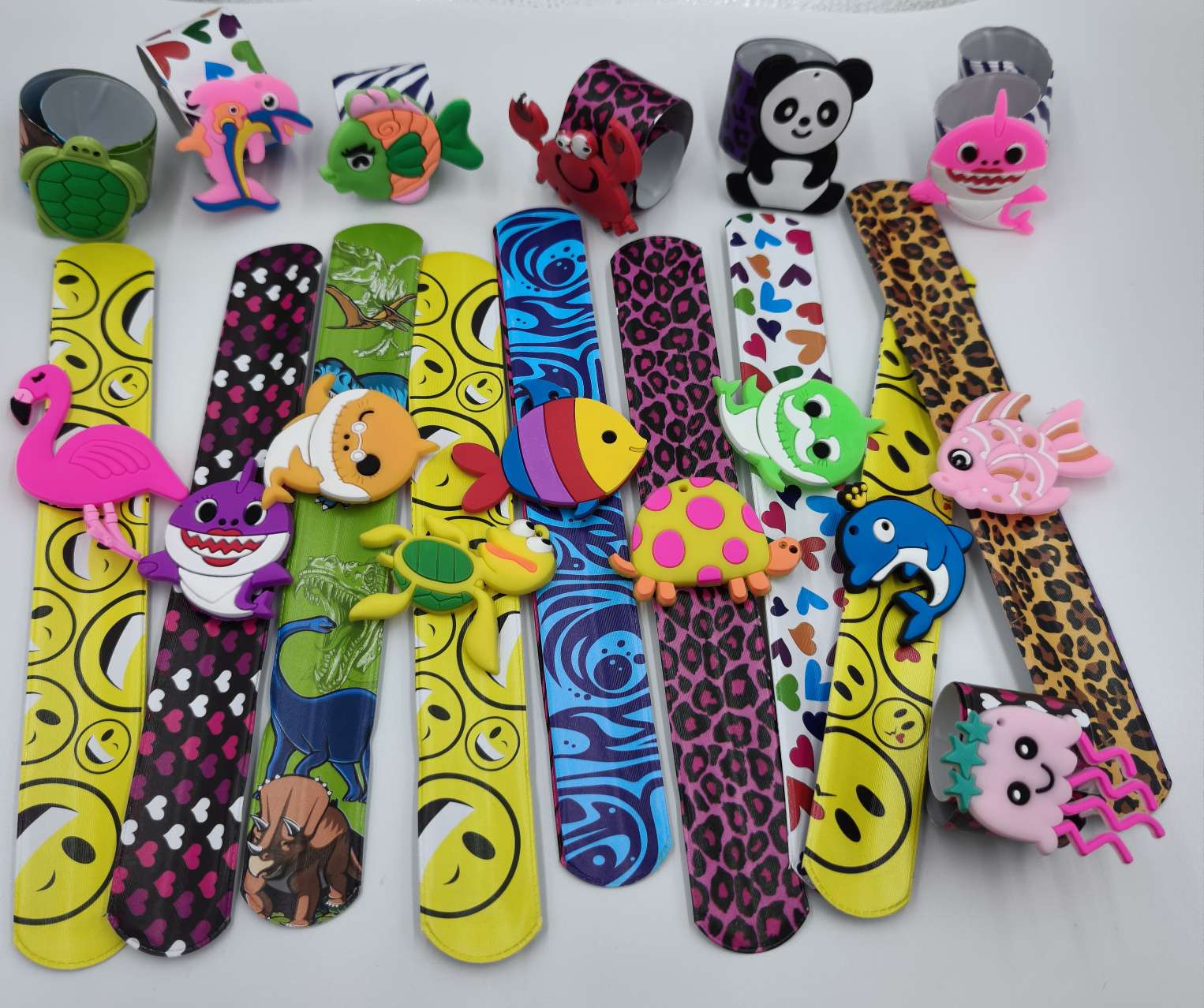 新款海洋动物啪啪圈，软胶啪啪圈，PVC手腕带细节图