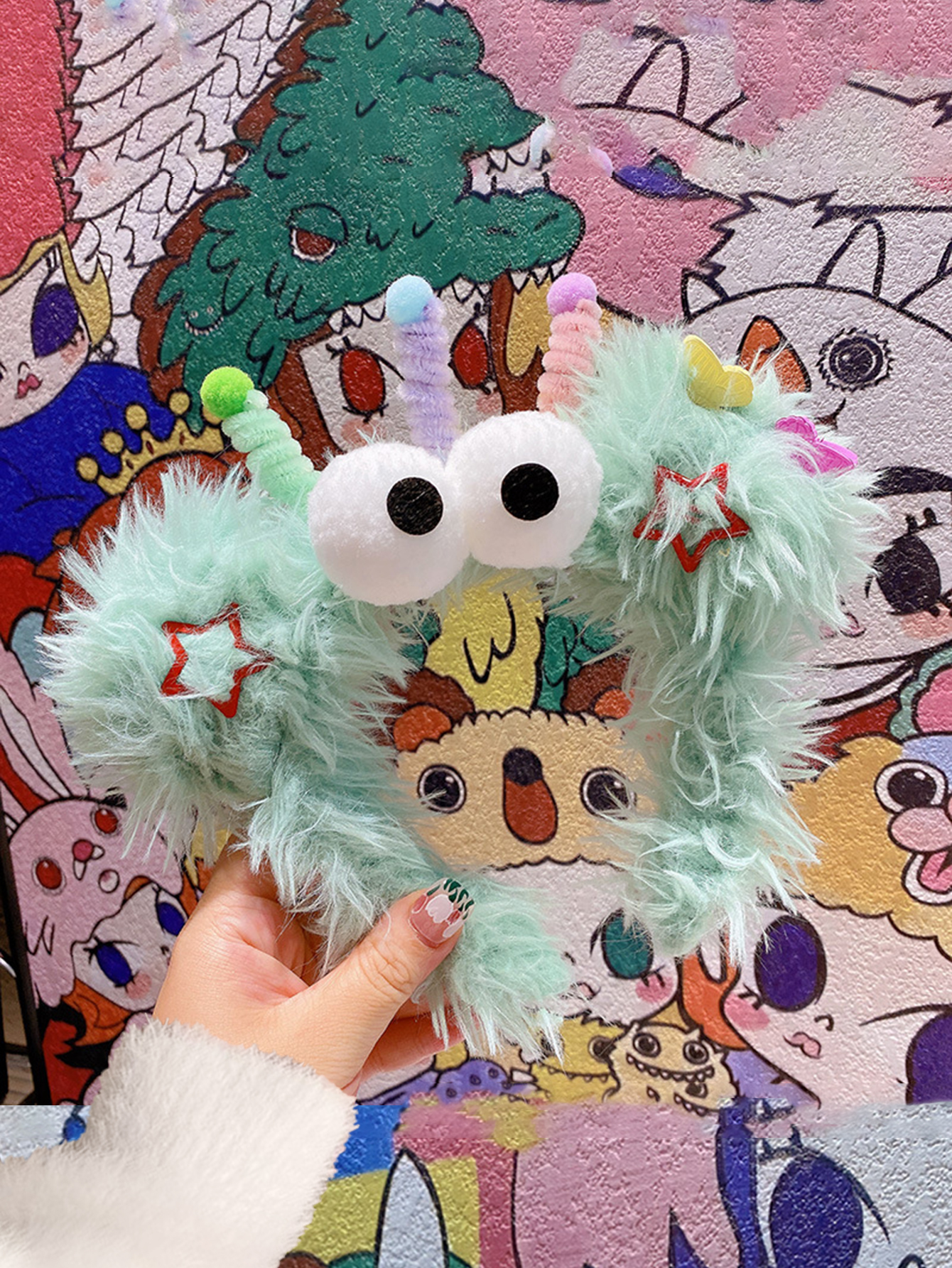 发箍/发光发箍/PU发箍/发箍女夏季百搭/水晶发箍白底实物图