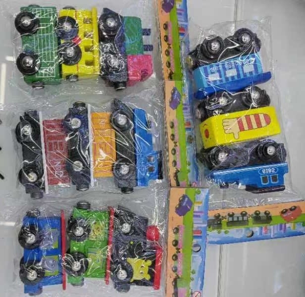 木制儿童科教益智玩具  儿童磁性小车 早教启蒙认知游戏 其他创意益智玩具 产品图