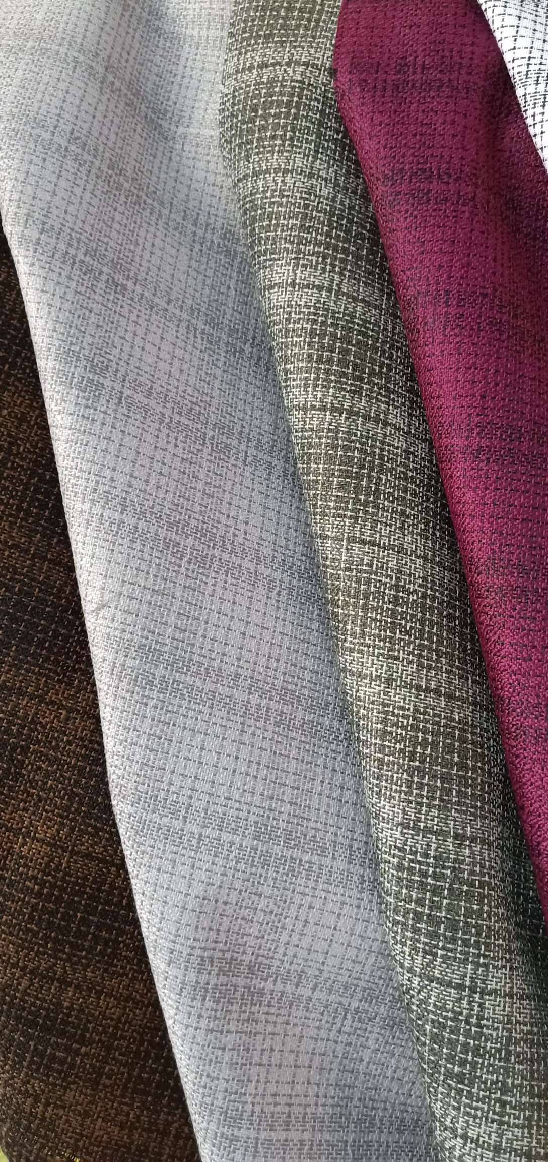 Linen, yarn-dyed fabric, canvas, jacquard fabric detail image 4