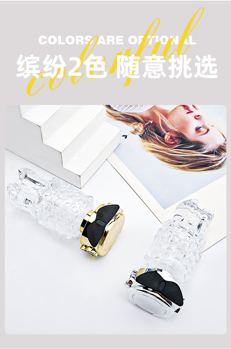 厂家现货100ml香水瓶卡口女版机器人透明玻璃瓶按压喷雾玻璃空瓶详情3