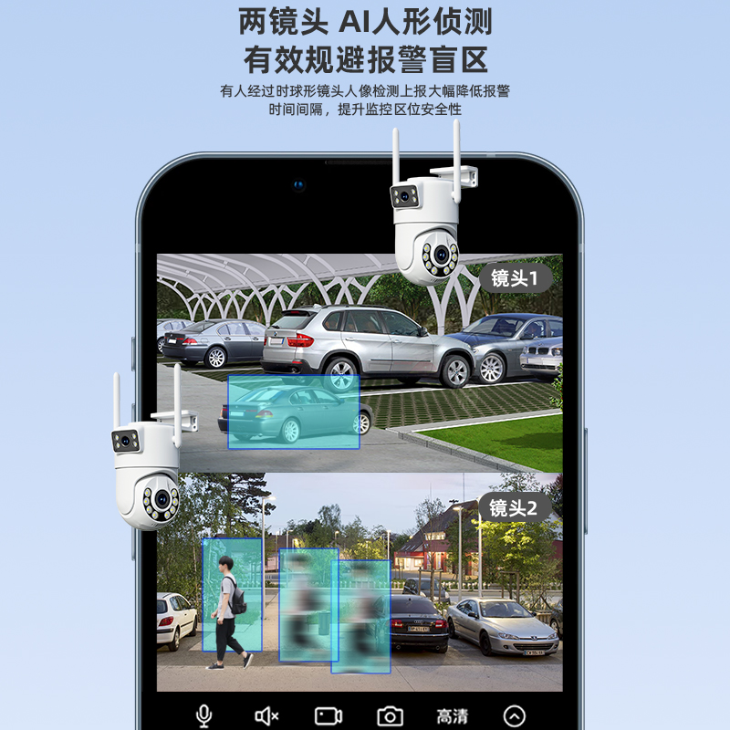 摄像头/usb摄影头/监控/倒车后视摄像头/WiFi摄像头白底实物图