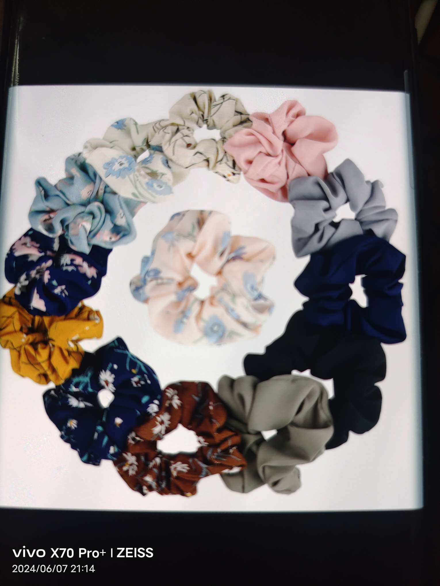Cross-border Japanese and Korean fresh and clean spring and summer chiffon hair rings, women's hair ties, Binhan accessories, hair accessories Cross-border Japanese and Korean fresh and clean spring and summer chiffon hair rings, women's hair ties, Binhan accessories, hair accessories