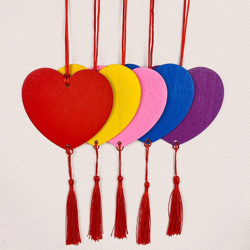 木质防水爱心许愿牌景区留言心愿装饰心愿悬挂挂牌心形防水手写