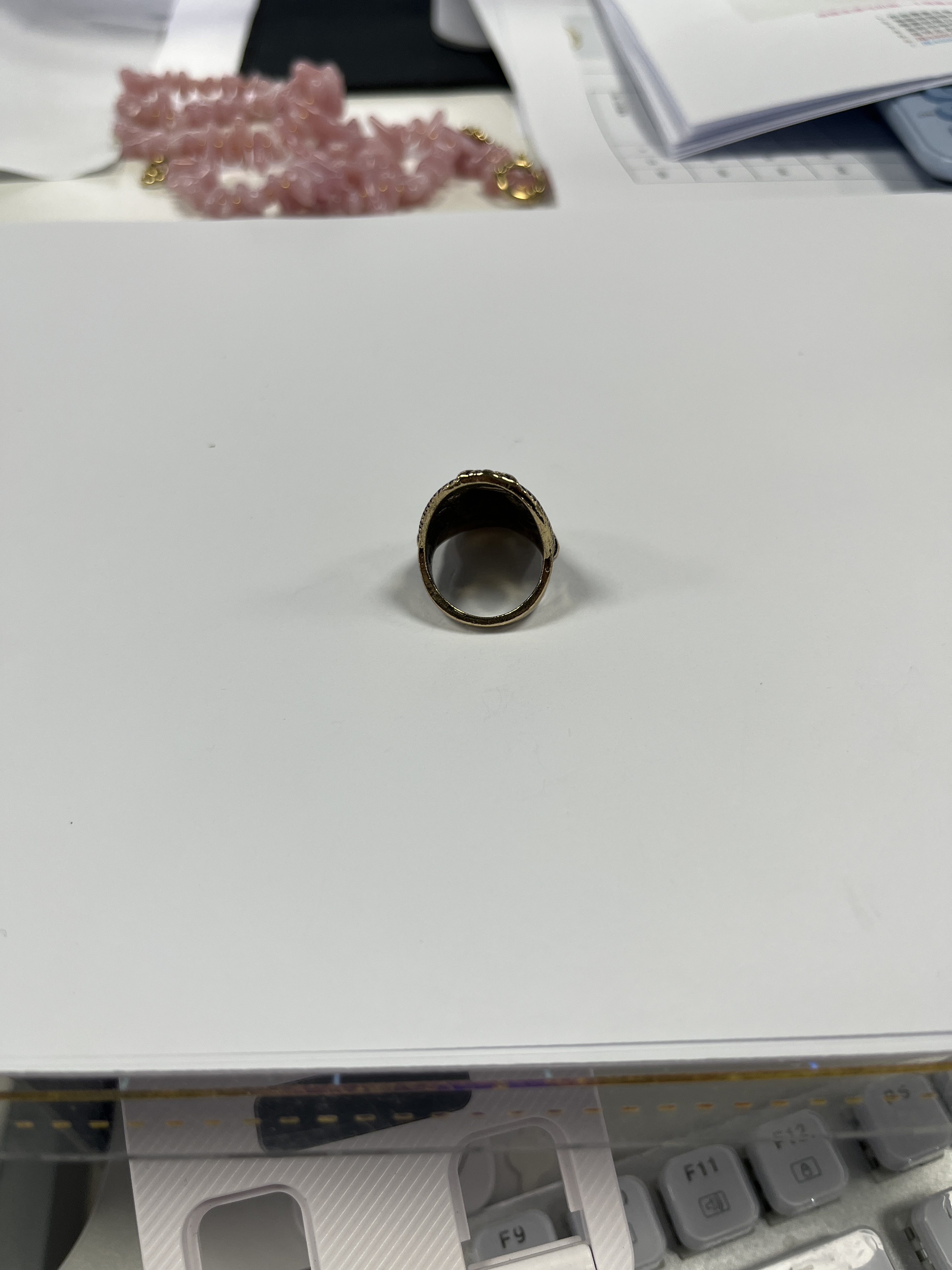 铜戒指，，热卖，男女同款，夸张细节图