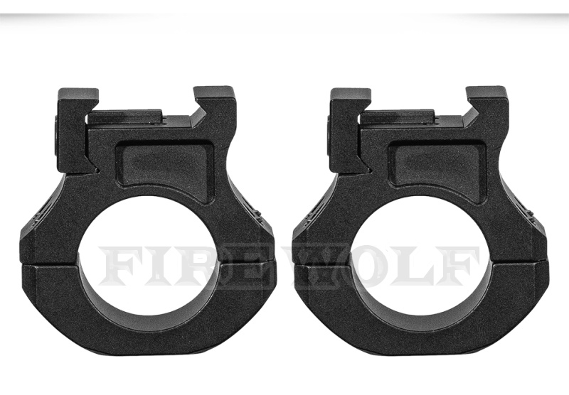330194 Fire wolf 火狼 高品质7075材质瞄准器夹具25.4mm中宽支架20mm 望远镜瞄夹具详情10