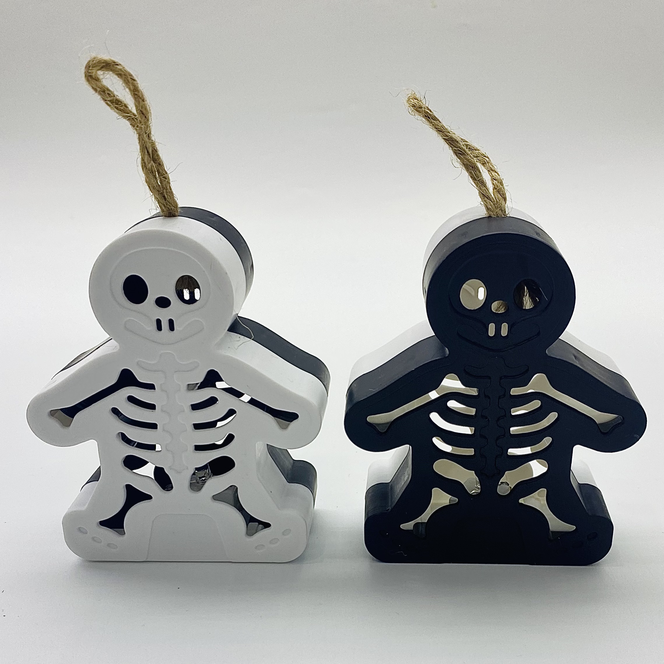 万圣节装饰摆件 鬼节装饰灯 骷髅骨架挂灯 场景装饰摆件 桌面氛围摆件详情3