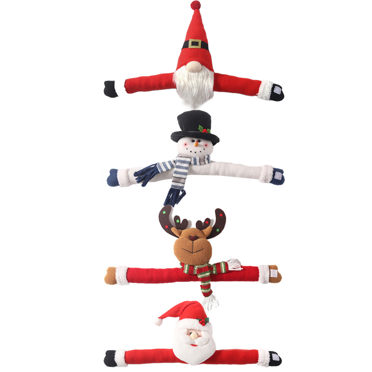 小小光圣诞新品  圣诞节装饰品 室内窗帘装饰 立体圣诞老人圣诞窗帘扣 家庭圣诞节气氛装扮详情图3