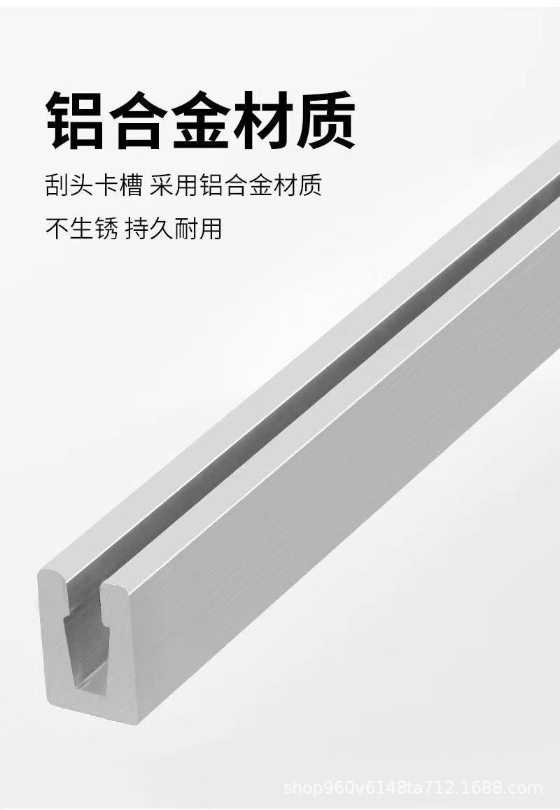 地刮双面硅胶地刮可伸缩地刮魔术扫把清扫地板扫帚浴室卫生间清理头发刮水铝合金杆详情13