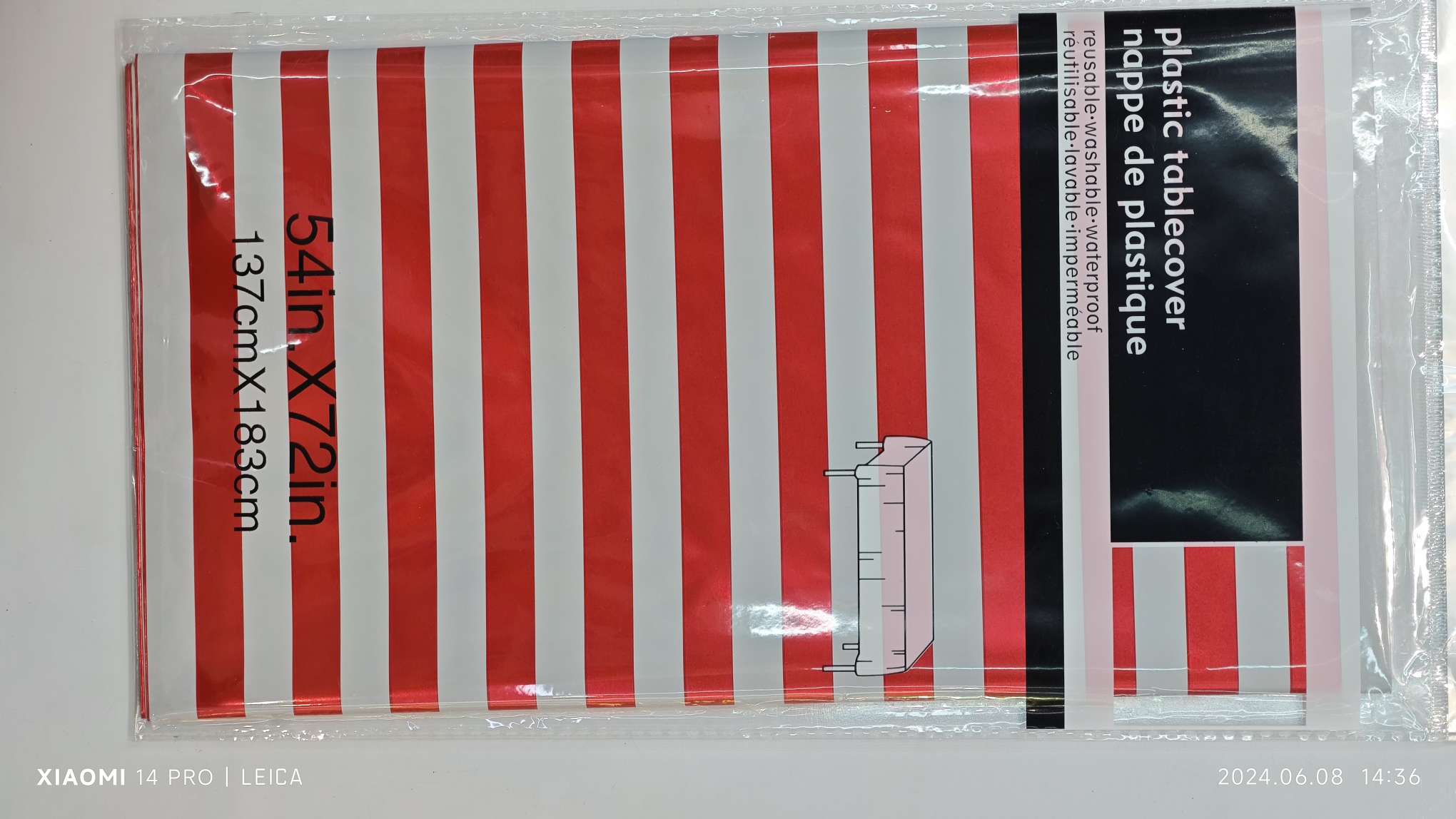一次性日用PE印花桌布 条纹大排档日用百货 一次性用品 餐桌布艺 环保便捷桌布详情图6
