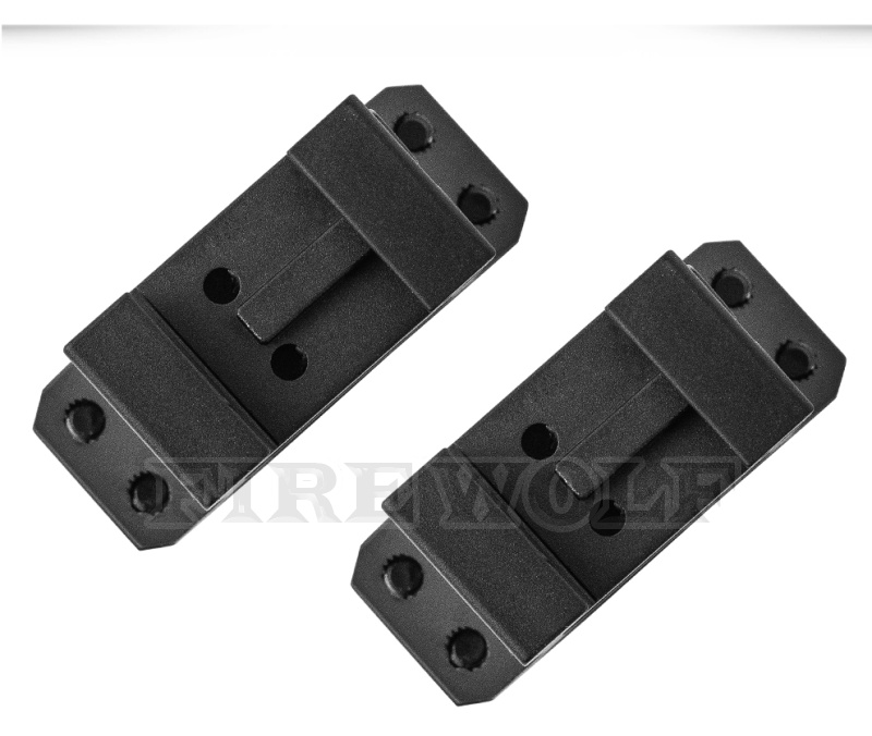 330198 Fire wolf 火狼 高品质7075材质瞄准器夹具30mm超高宽支架20mm 望远镜瞄夹具详情8