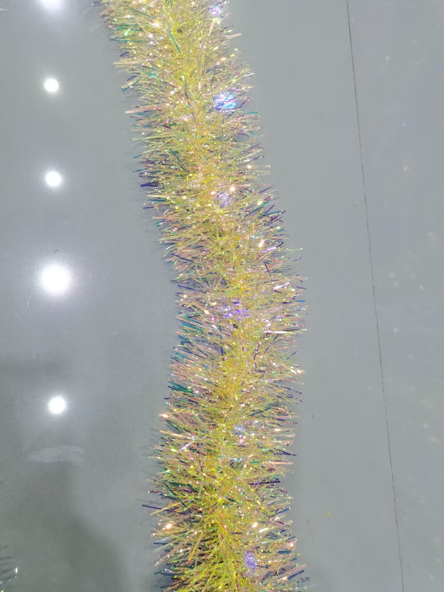 Colorful Laser Ribbon Colorful Ribbon Birthday Party Decoration Photo Shoot Props Laser Ribbon Hair Root Specification drawing