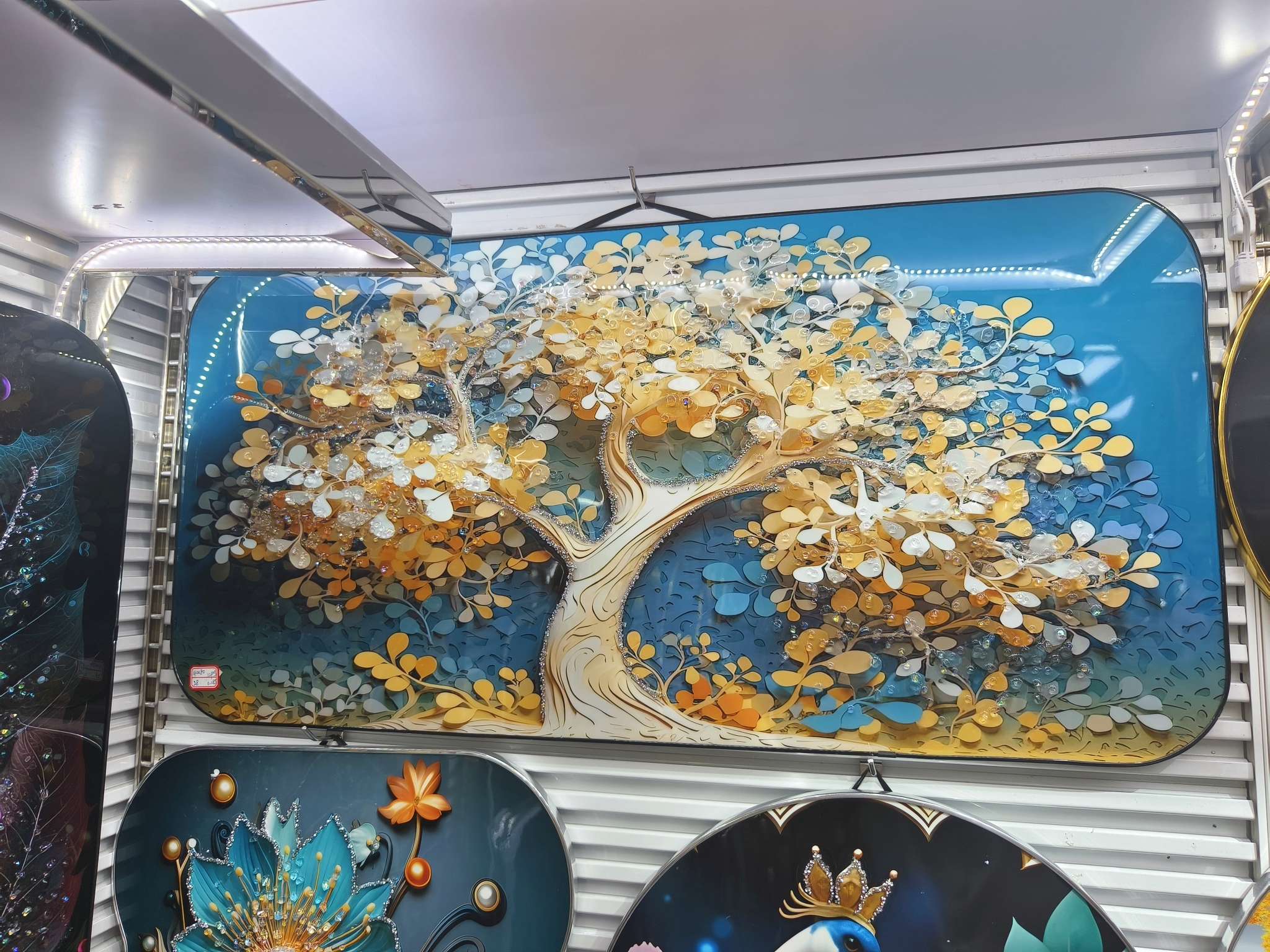 晶瓷画-树
