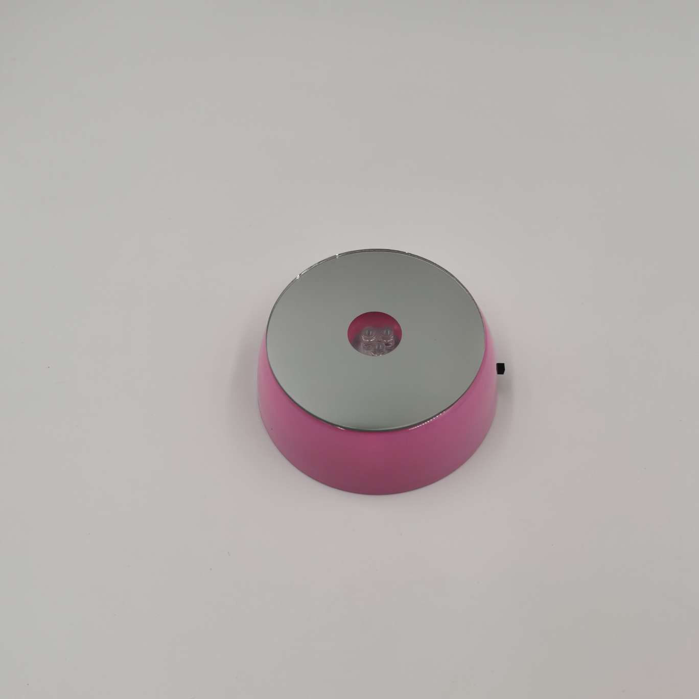 Bowl-shaped lights, pink led3 lights, 3 color lights, crystal lighting night lights