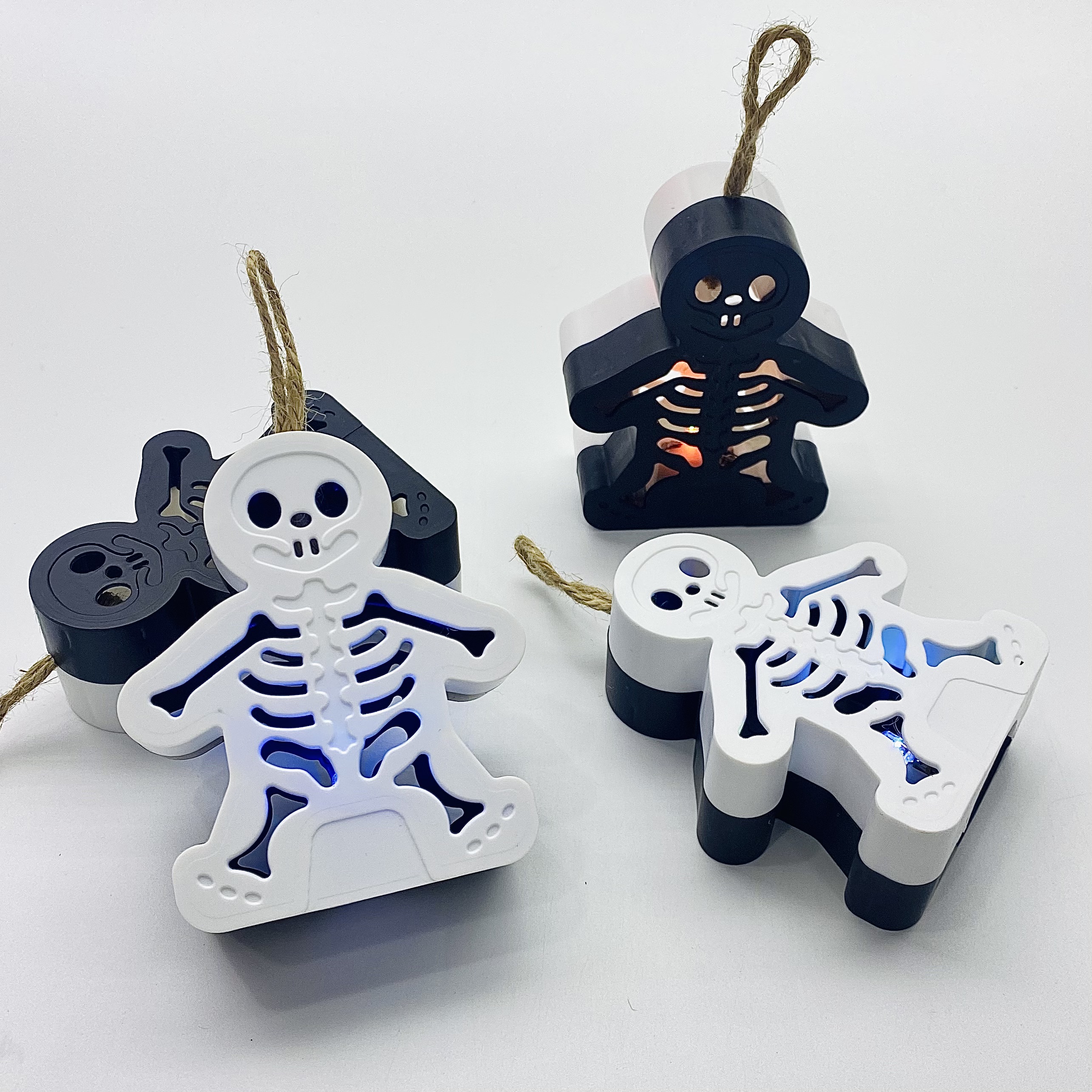 万圣节装饰摆件 鬼节装饰灯 骷髅骨架挂灯 场景装饰摆件 桌面氛围摆件详情6