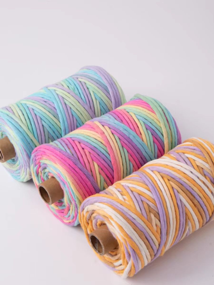 4mm crescendo color única cuerda cuerda de tapicería diy cuerda tejida a mano 300g un rollo de 90 metros Application Scenario