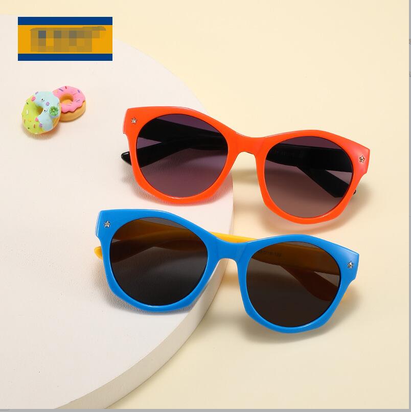 2024新款儿童时尚星星太阳镜男女童户外遮阳可爱墨镜批发 XT6121