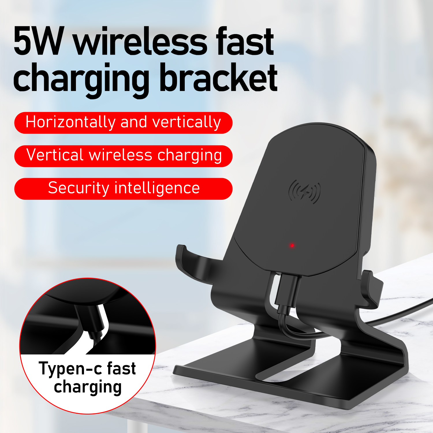 Desktop stand wireless charging 15W desktop stand Application Scenario