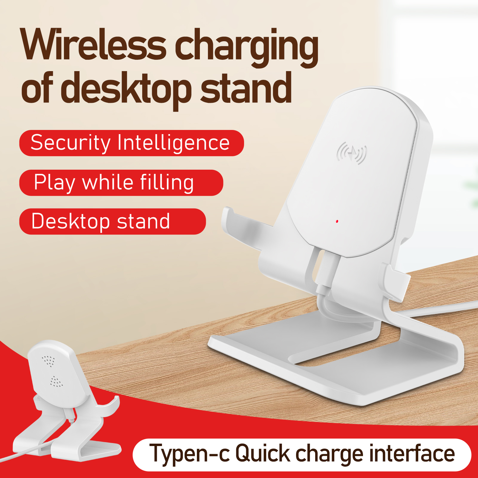 Desktop stand wireless charging 15W desktop stand pic 7