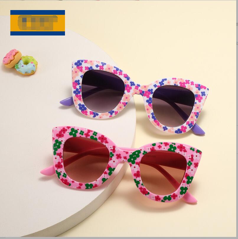 Cute printed sunglasses XT6115, suitable for both boys and girls in 2024