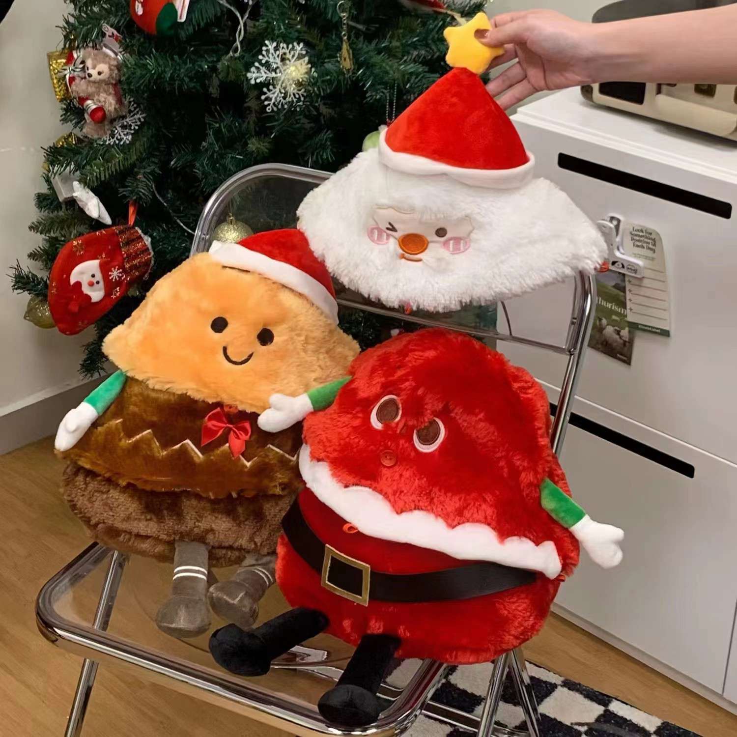 Christmas throw pillow