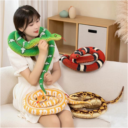 Snake throw pillow