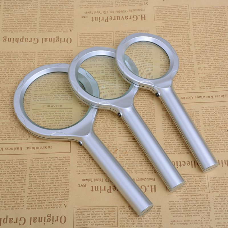 Factory direct sales six LED lights handheld reading magnifier 8B series for the elderly thumbnail