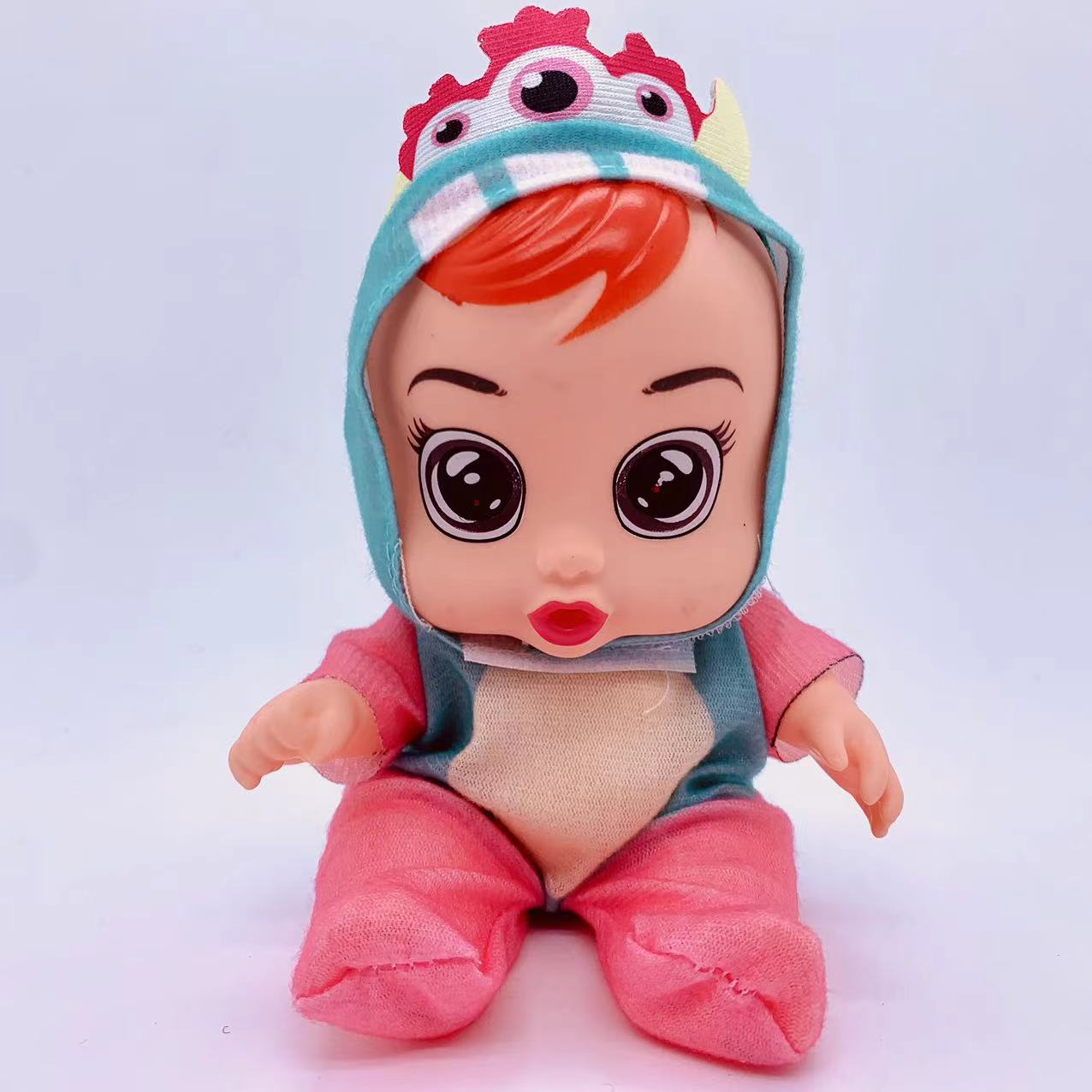New foreign trade doll high-end princess toys play house wine set toys Girls cute fashion vinyl doll toy set Crying doll with music birthday gift set gift box set -2