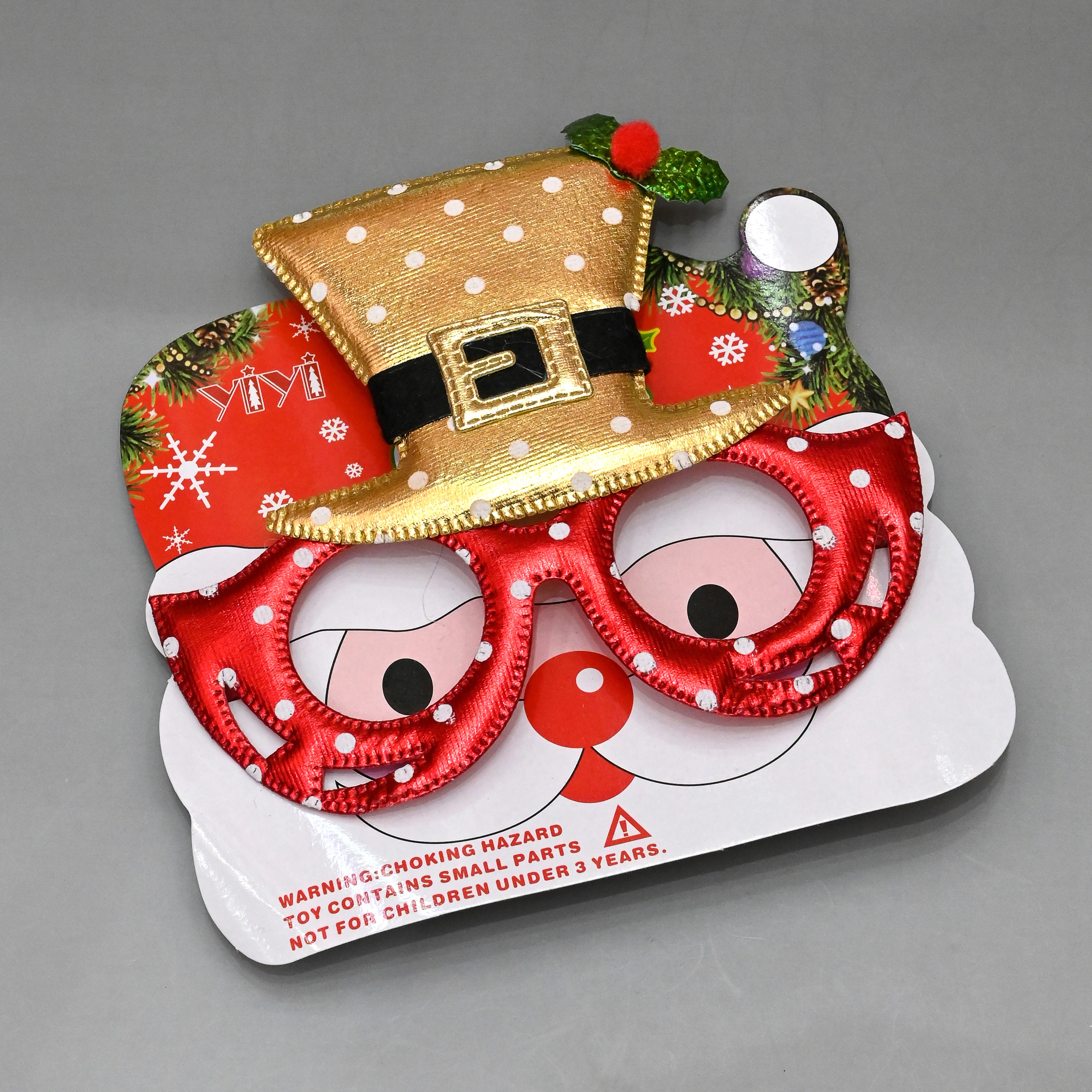 NICE U! Corea del Sur ins navidad árbol de navidad muñeco de nieve gafas de navidad fiesta disfraces fotos atmósfera gafas Specification image