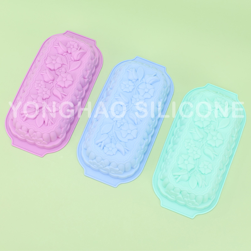 Flower Soap Silicone Toast Bread Baking Mold Cake Pan 图