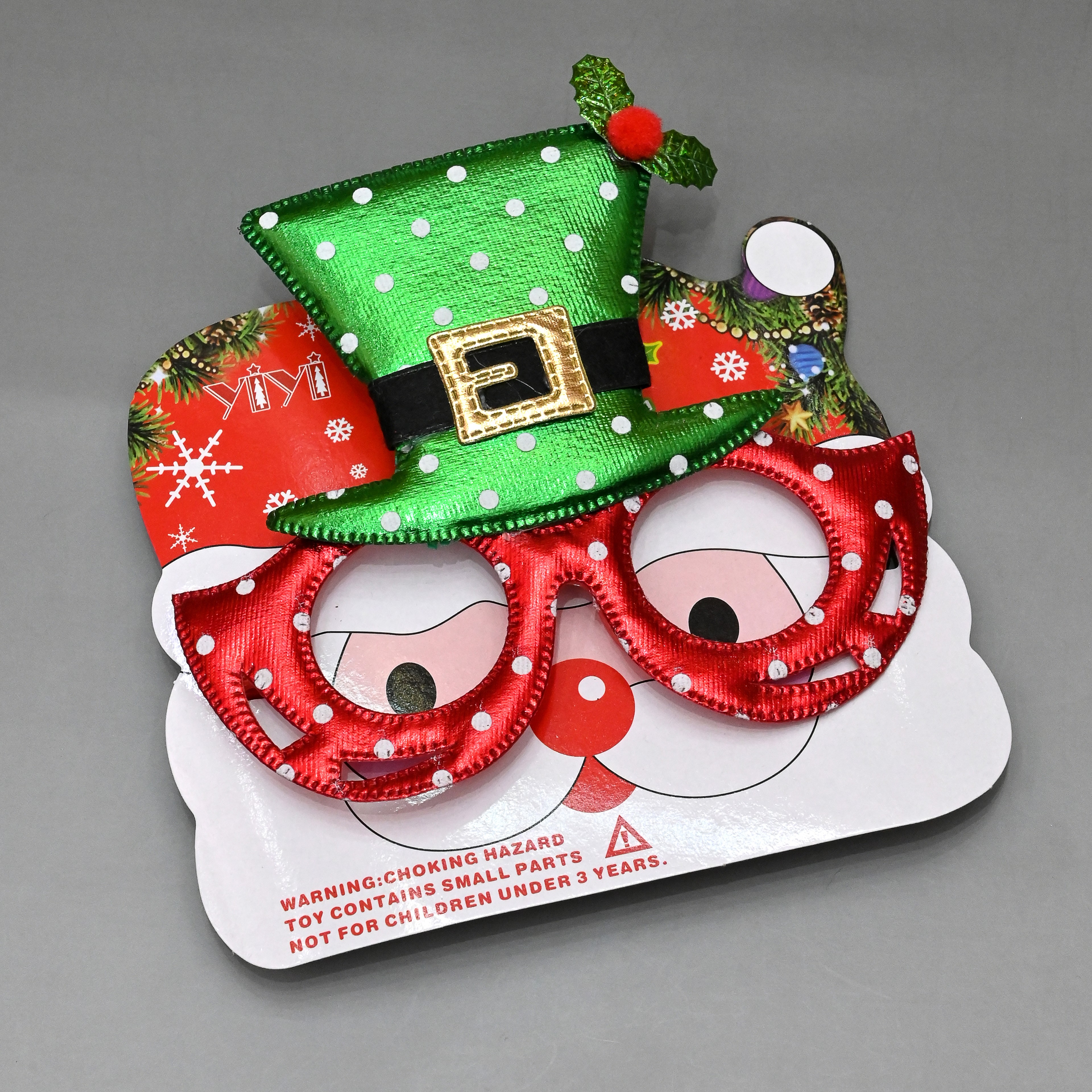 NICE U! Corea del Sur ins navidad árbol de navidad muñeco de nieve gafas de navidad fiesta disfraces fotos atmósfera gafas details Picture