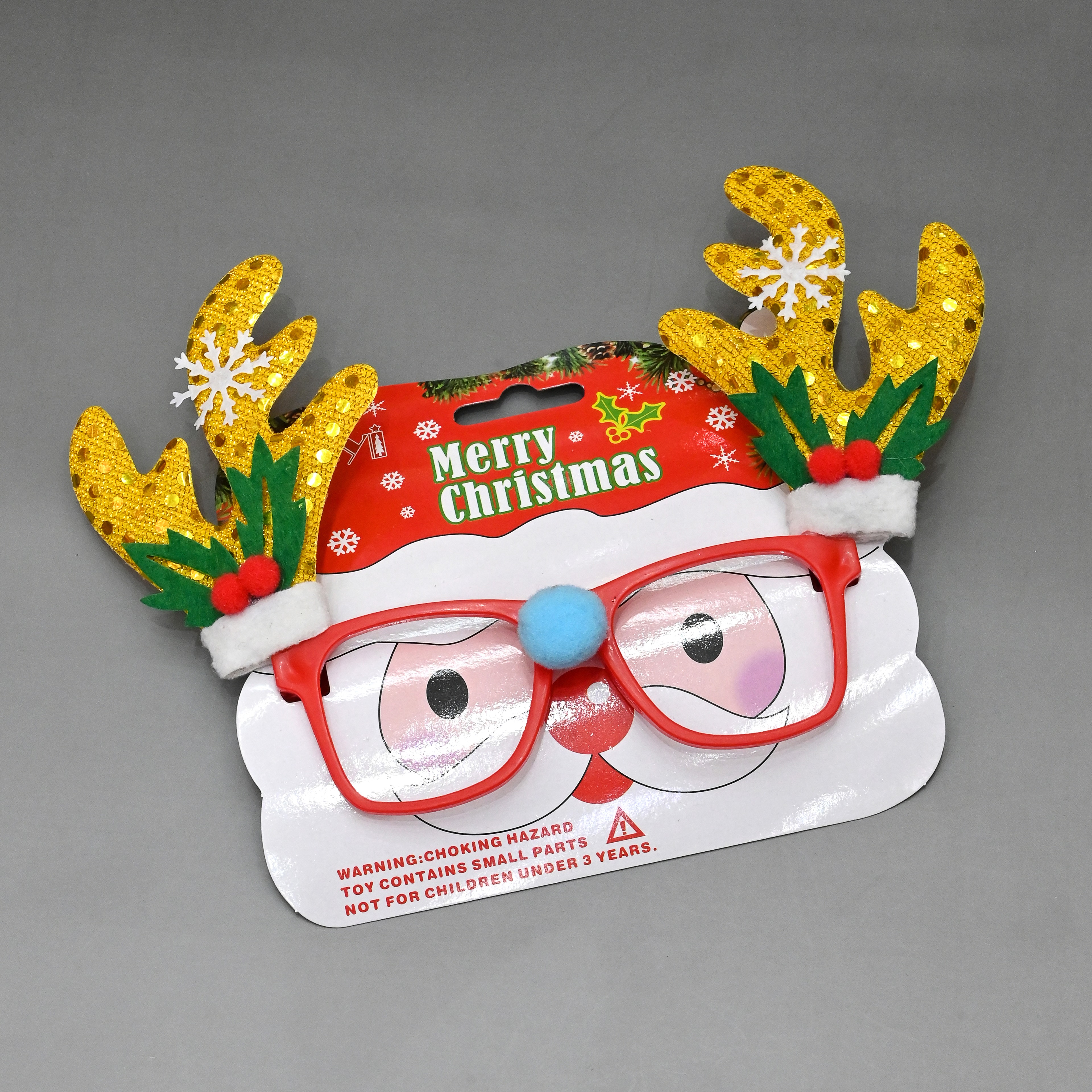 2023 amazon cross-border nueva decoración de navidad gafas navidad foto marco de gafas details Picture